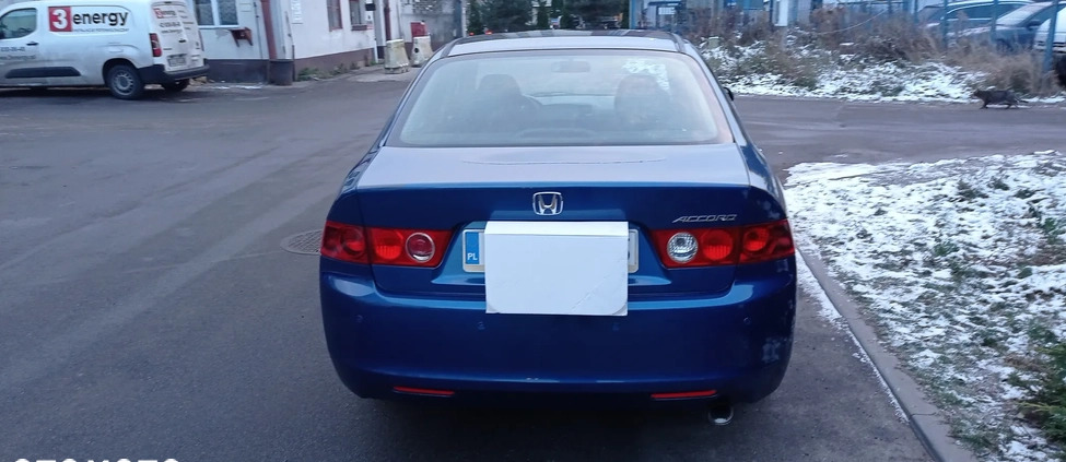 Honda Accord cena 12900 przebieg: 340500, rok produkcji 2003 z Łódź małe 92